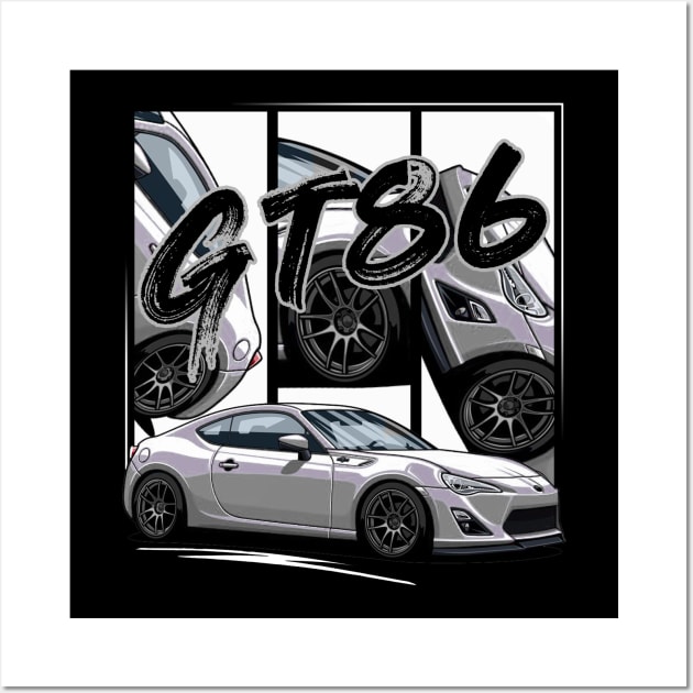 Toyota GT86, JDM Wall Art by T-JD